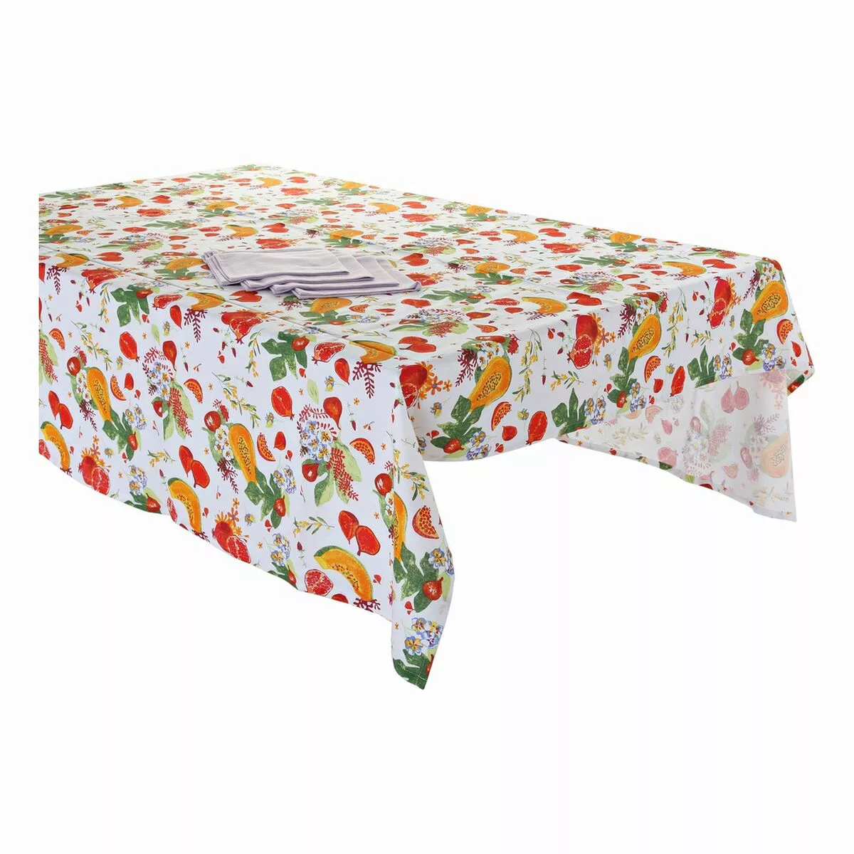 Tischdecke Und Servietten Dkd Home Decor Papaya Baumwolle (150 X 250 X 0.5 günstig online kaufen