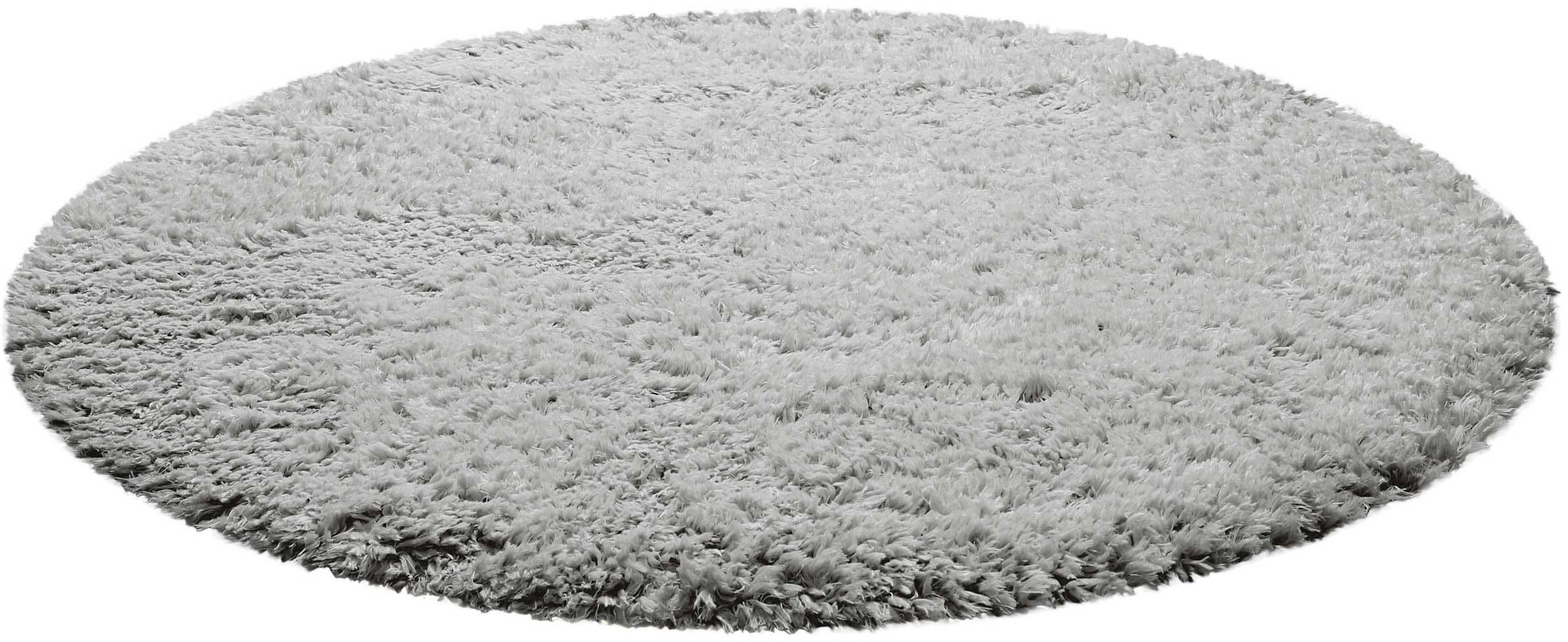 Homie Living Hochflor-Teppich »Matteo HL-0961«, rund, 50 mm Höhe, 100% recy günstig online kaufen