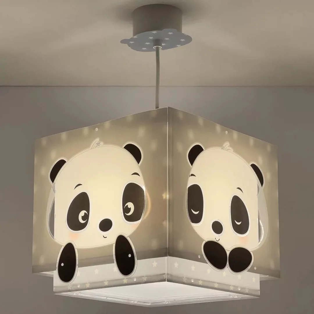 Dalber Panda Kinderzimmer-Hängeleuchte, blau günstig online kaufen