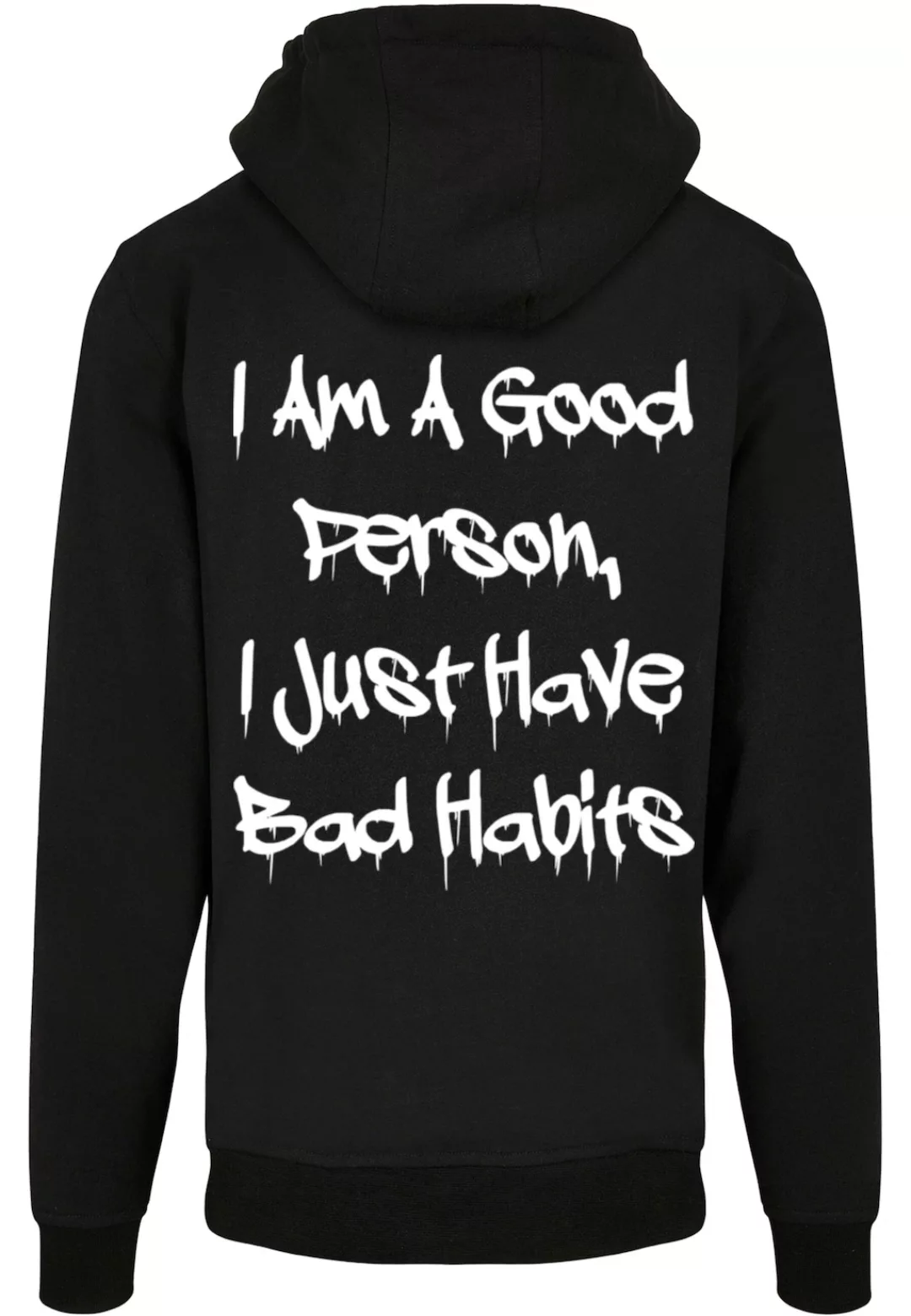 Merchcode Kapuzensweatshirt Merchcode Herren Bad Habits Basic Hoody (1-tlg) günstig online kaufen