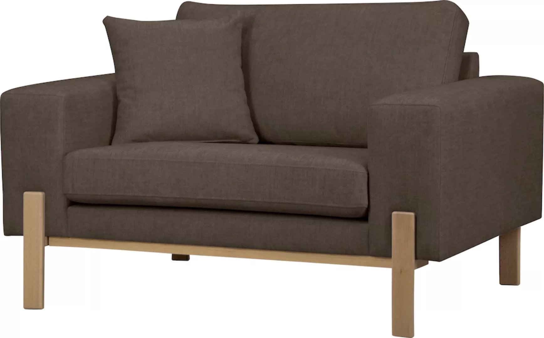 OTTO products Loveseat "Hanne Sessel mit Holzrahmen", Verschiedene Bezugsqu günstig online kaufen