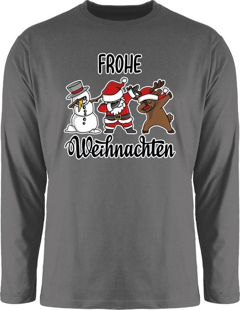 Shirtracer Rundhalsshirt Frohe Weihnachten Dabbing I Weihnachtsmotiv Weihac günstig online kaufen