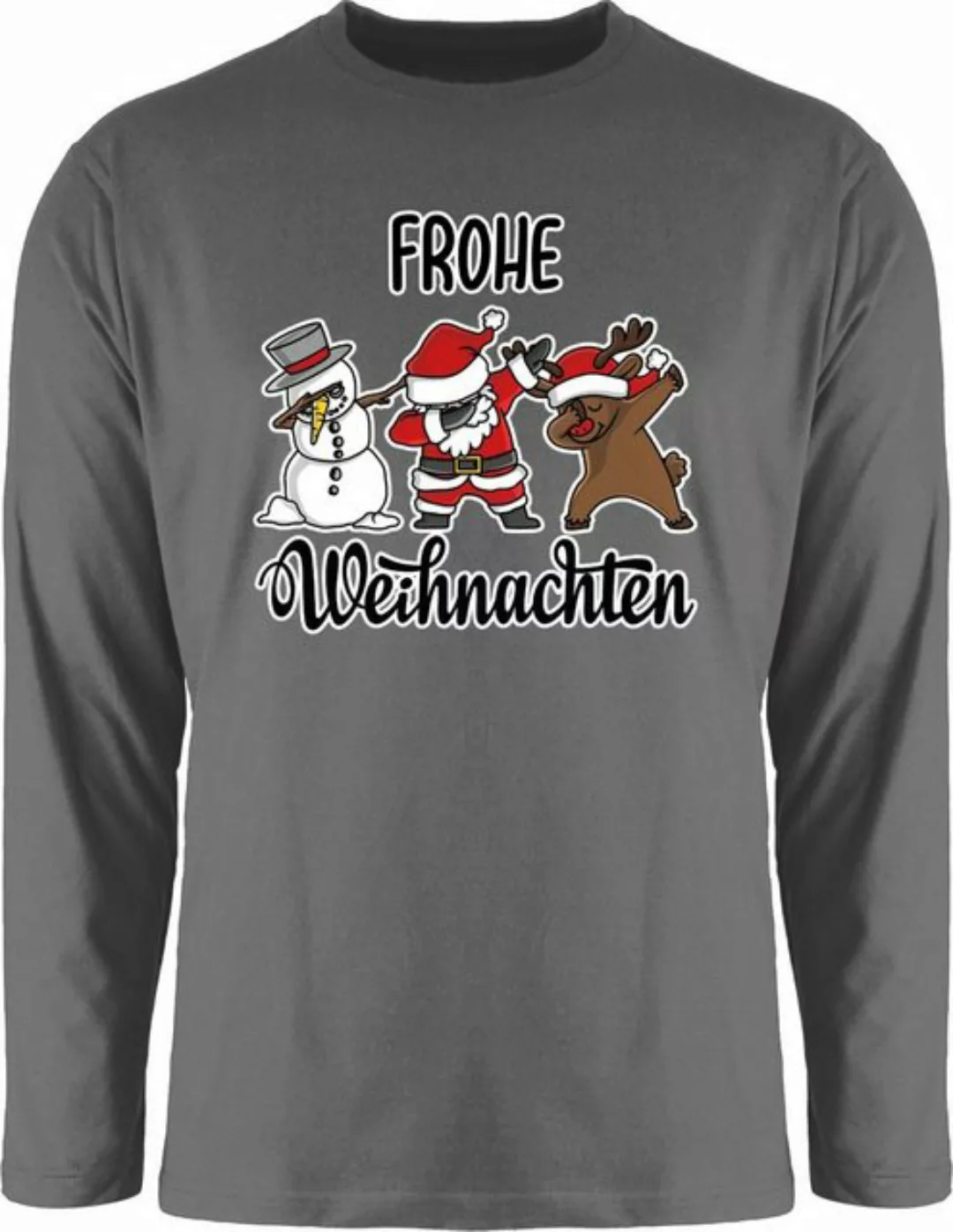 Shirtracer Rundhalsshirt Frohe Weihnachten Dabbing I Weihnachtsmotiv Weihac günstig online kaufen