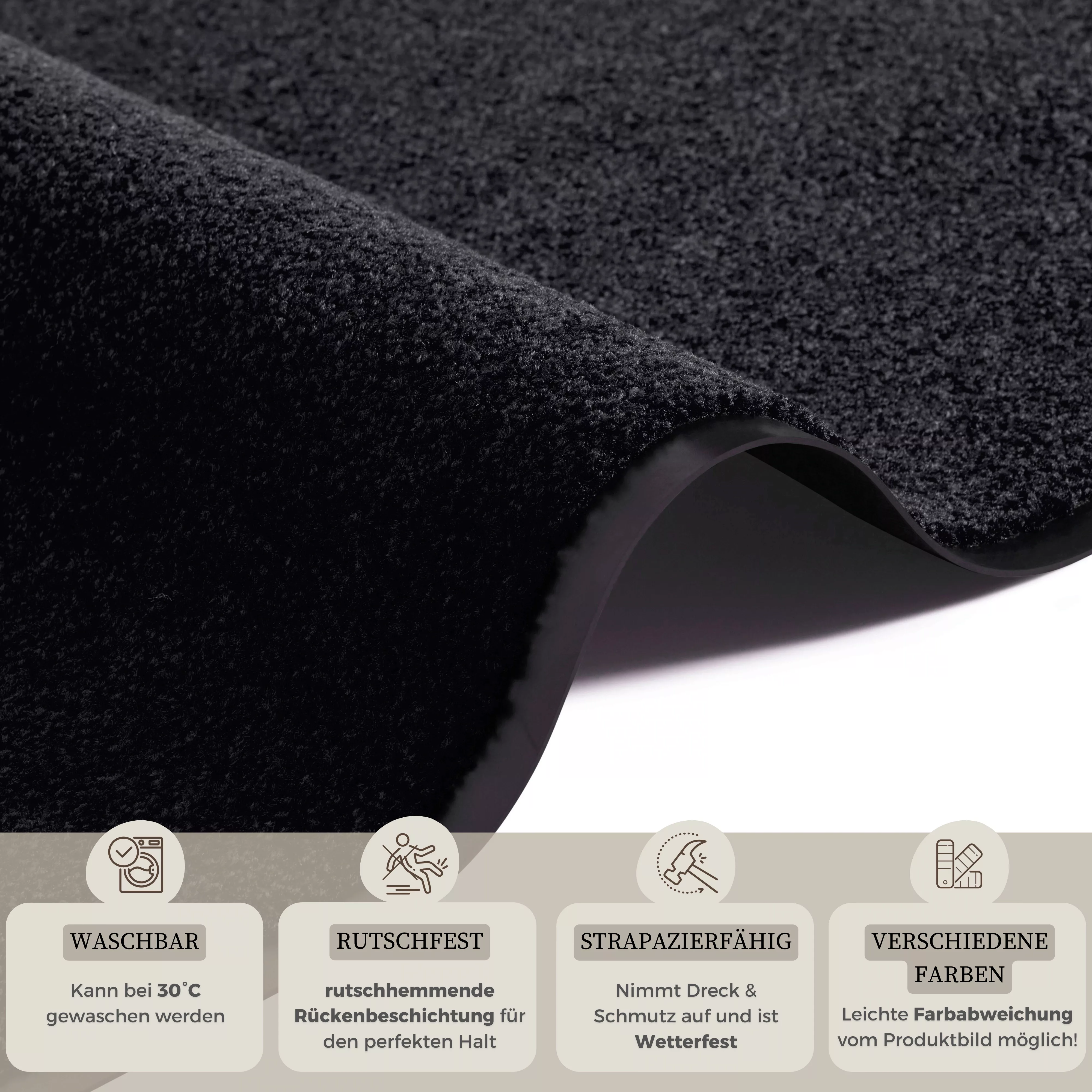 HANSE Home Fußmatte »Wash & Clean«, rechteckig, Schmutzfangmatte, Türmatte, günstig online kaufen