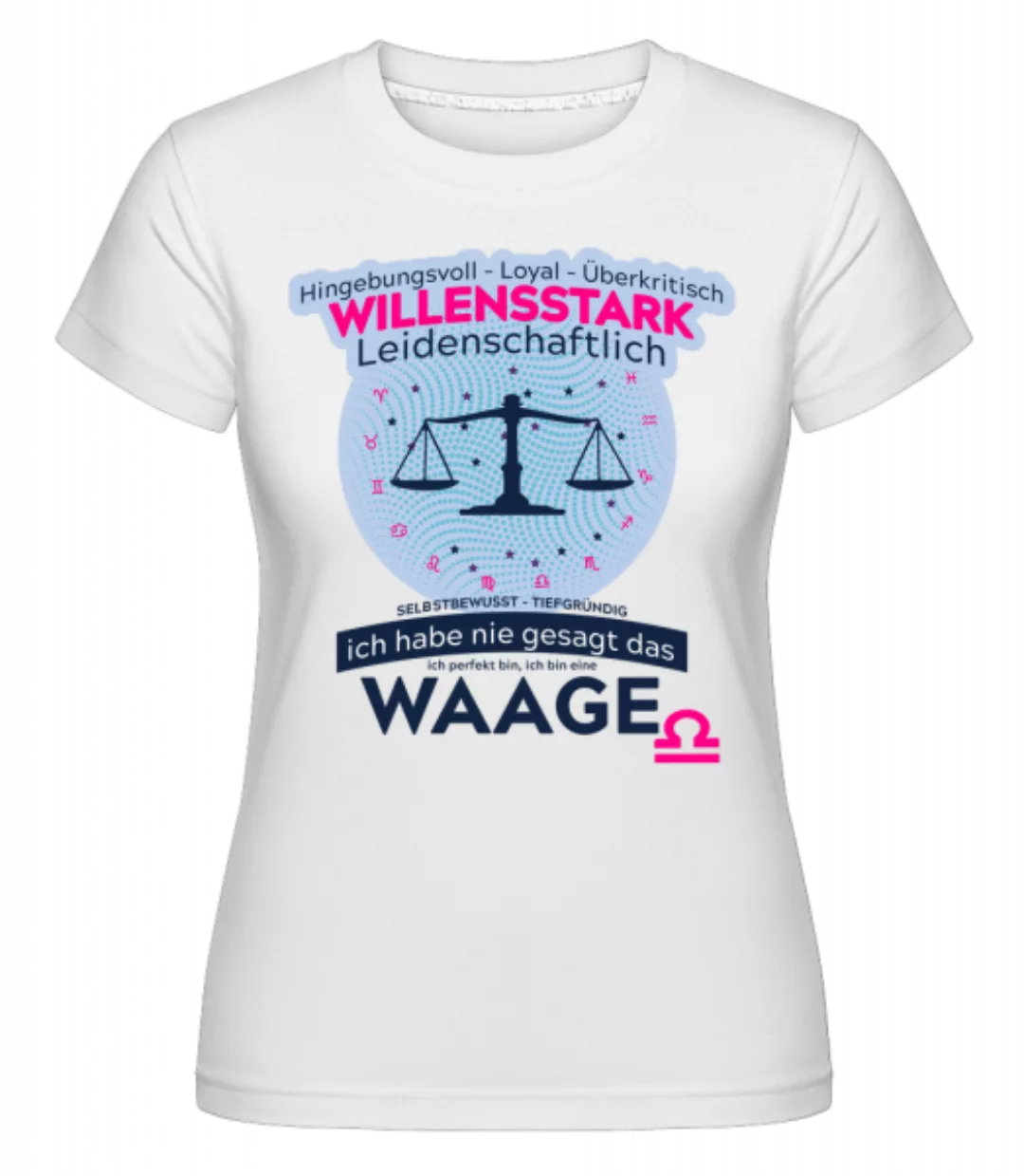 Sternzeichen Waage · Shirtinator Frauen T-Shirt günstig online kaufen