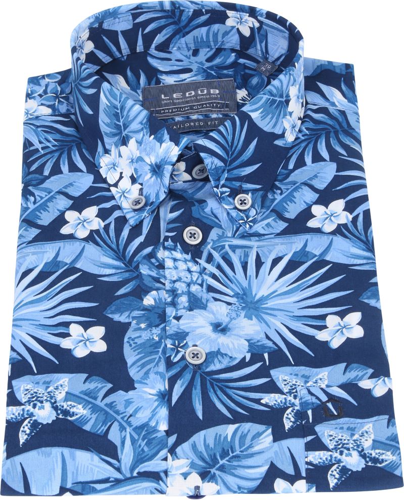 Ledub Hemd TF Nature Blau - Größe 38 günstig online kaufen