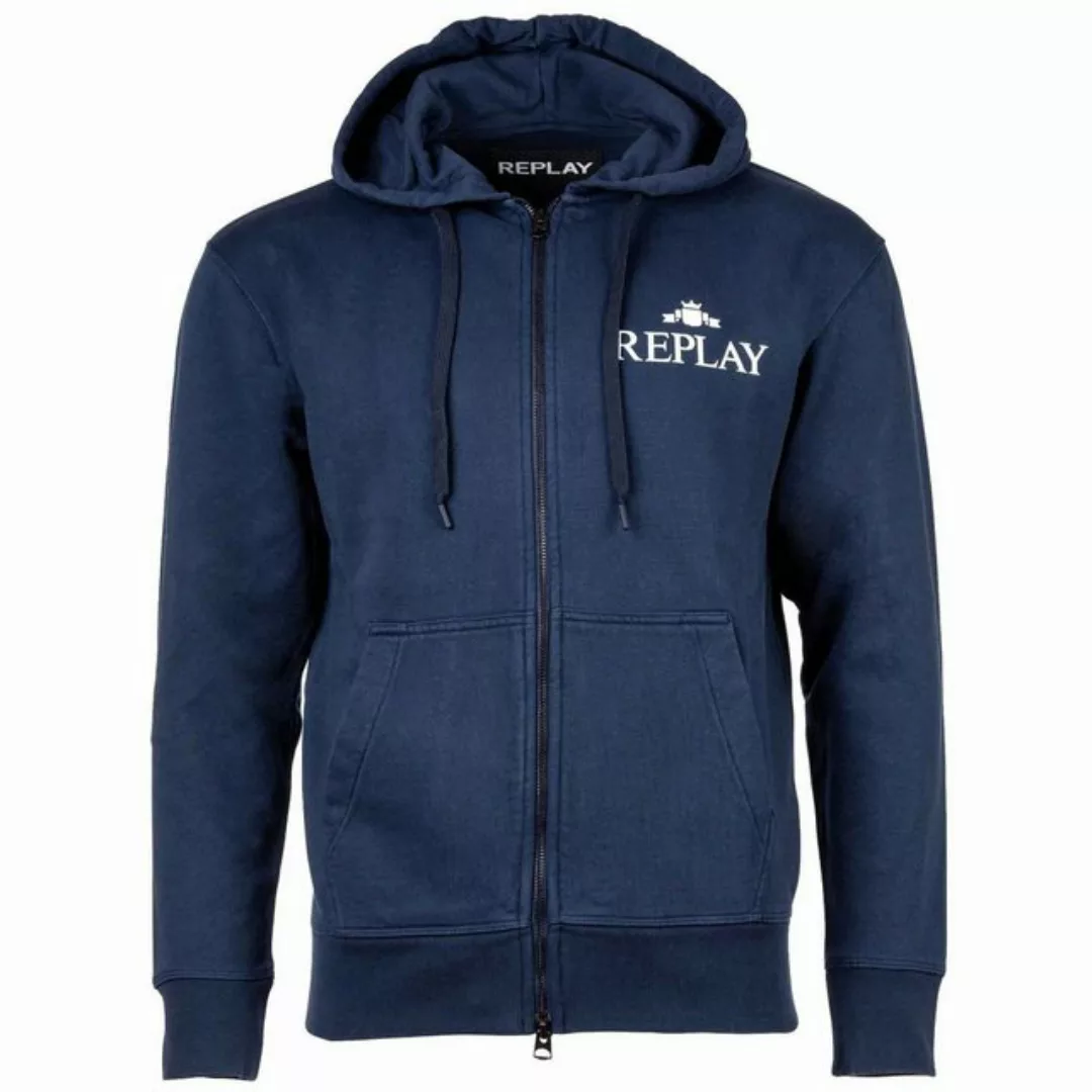 Replay Sweatshirt Herren Sweatjacke - Zip-Jacke, Kapuze, Logo günstig online kaufen