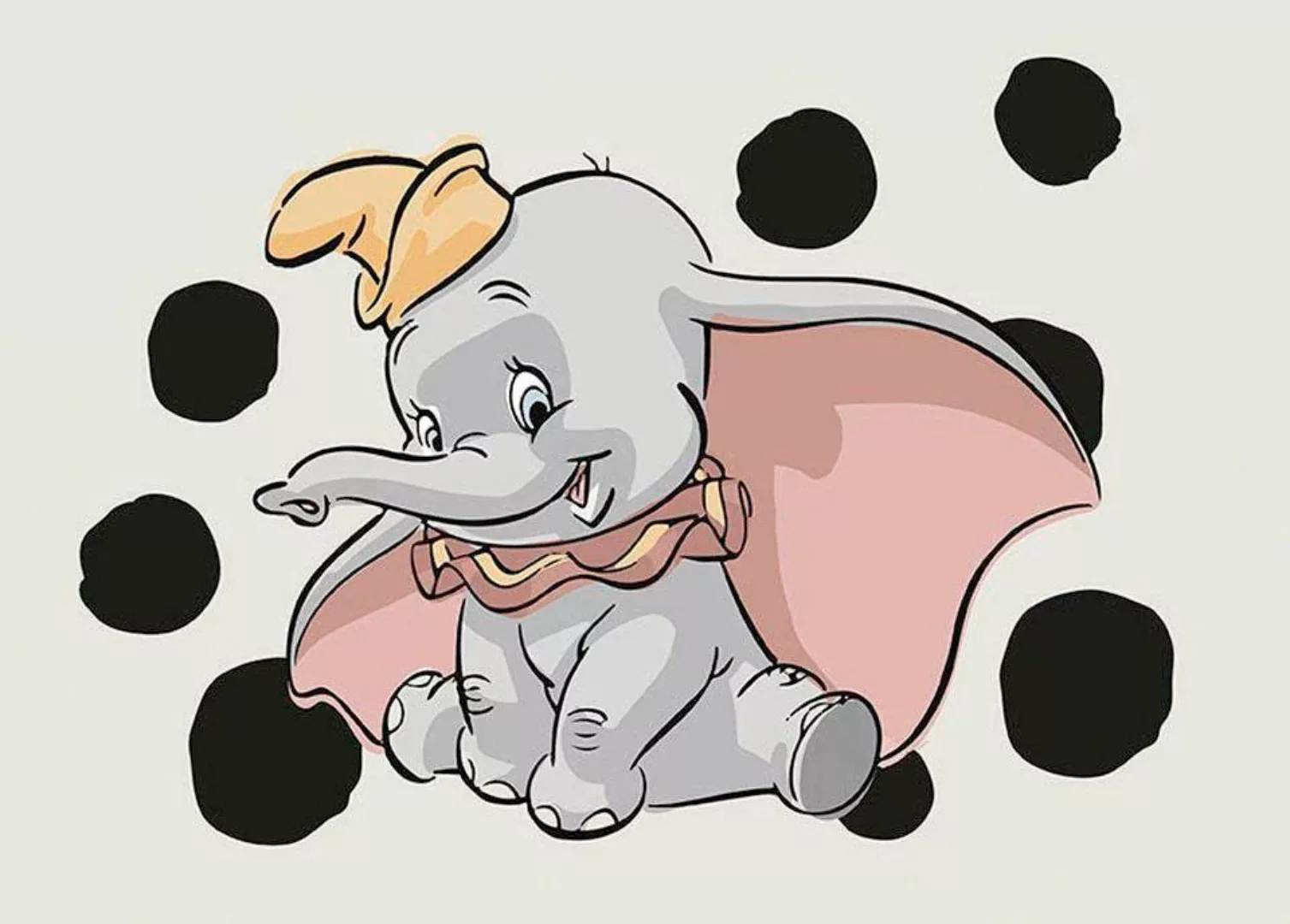 Komar Poster "Dumbo Dots Landscape", Disney, (1 St.) günstig online kaufen