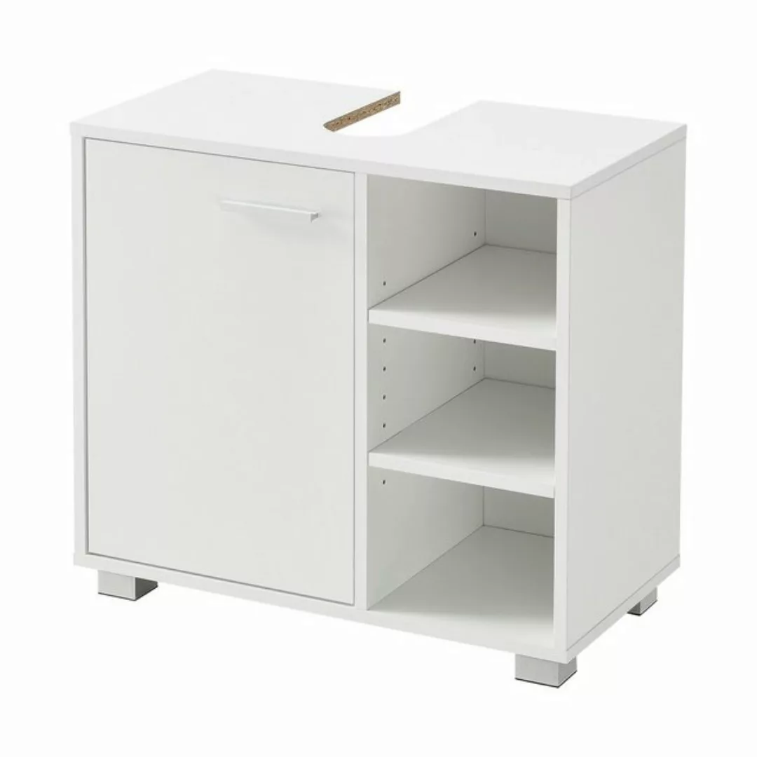 en.casa Waschbeckenunterschrank 56x60x31 cm Badschrank mit Schranktür 3 Abl günstig online kaufen