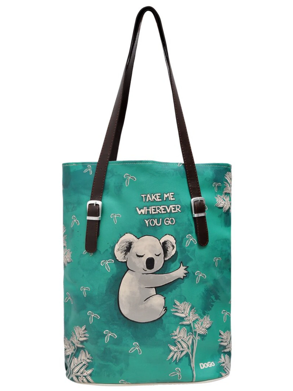 DOGO Umhängetasche "Damen Tall Bag Koala Hug Vegan Damen Handtaschen (Fashi günstig online kaufen