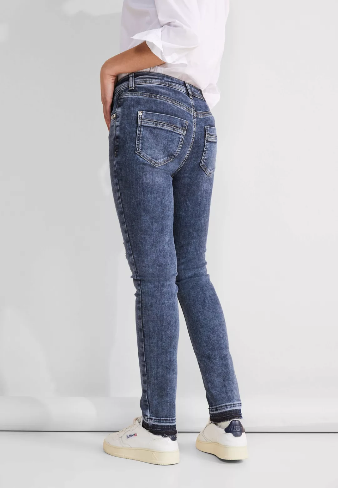 STREET ONE Slim-fit-Jeans High Waist günstig online kaufen