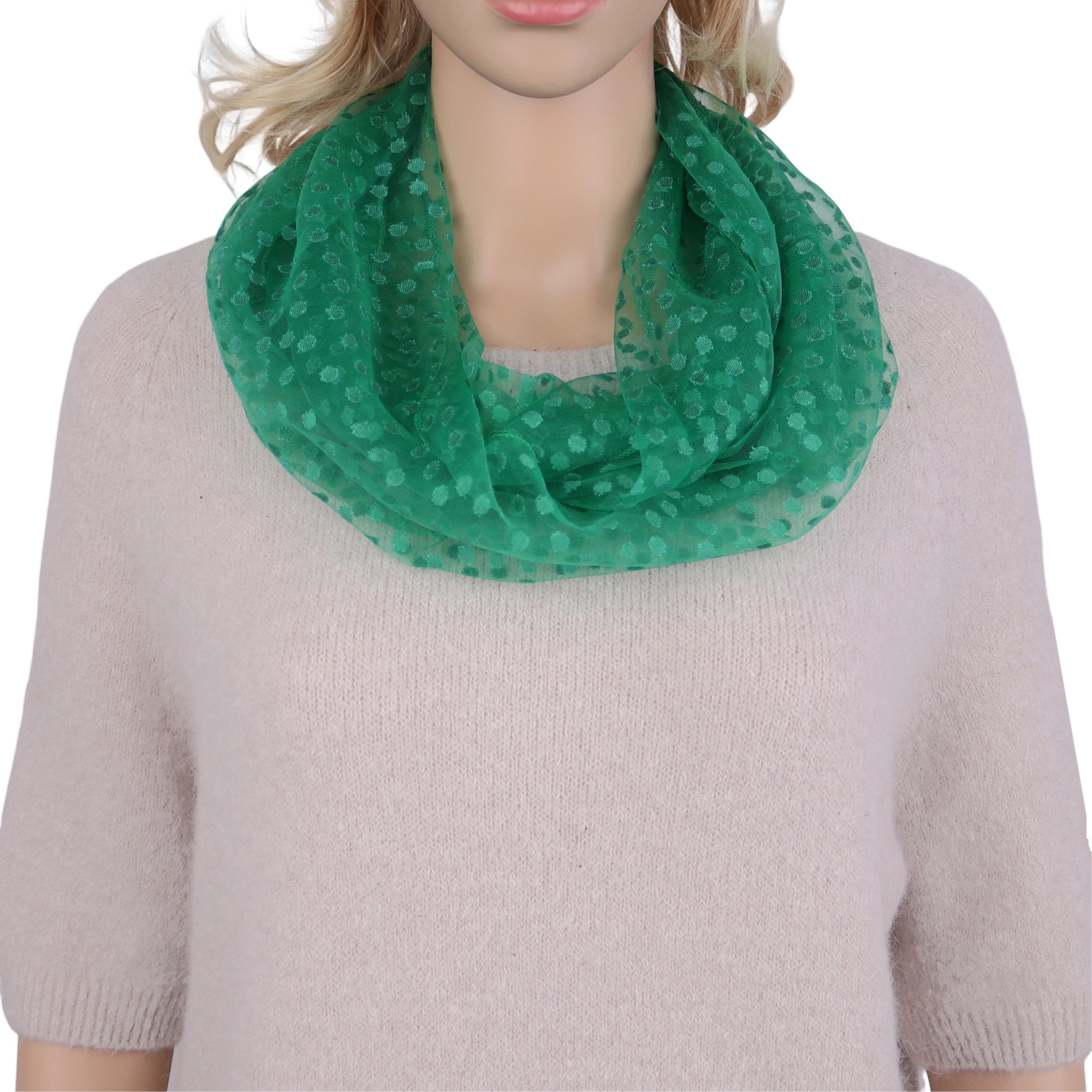 MIRROSI Loop Damen Schal Unifarbe mit günstig online kaufen