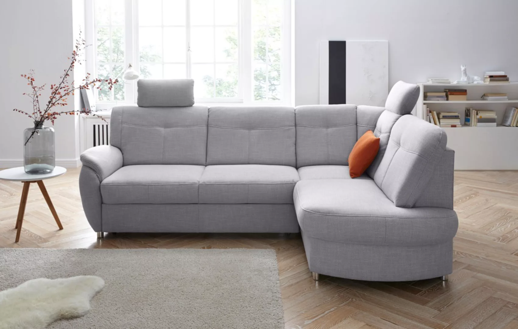 sit&more Ecksofa »Sonoma L-Form«, wahlweise mit Bettfunktion und Bettkasten günstig online kaufen