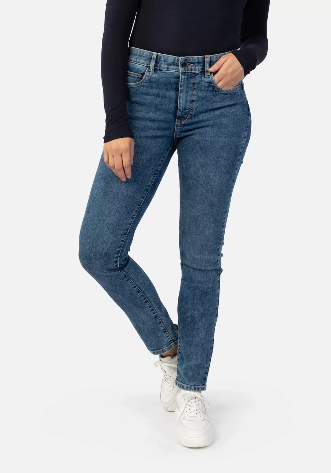 STOOKER WOMEN 5-Pocket-Hose "Magic Shape Fit Milano Fashion", Casual Twill günstig online kaufen