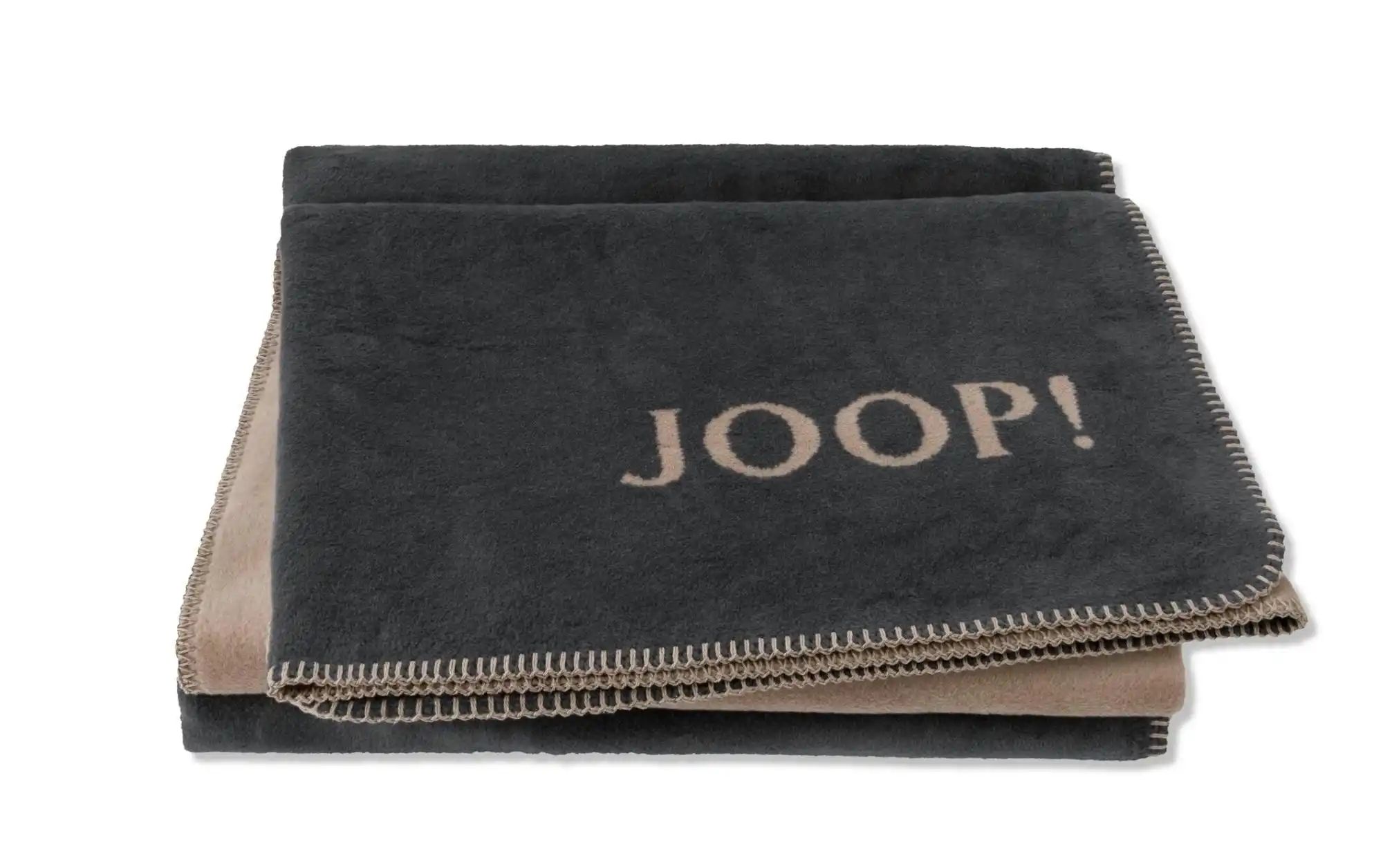 JOOP! Wohndecke Uni Doubleface ¦ grau ¦ Baumwollmischgewebe ¦ Maße (cm): B: günstig online kaufen