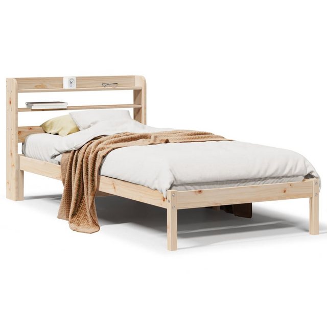 vidaXL Bett, Massivholzbett ohne Matratze 75x190 cm Kiefernholz günstig online kaufen