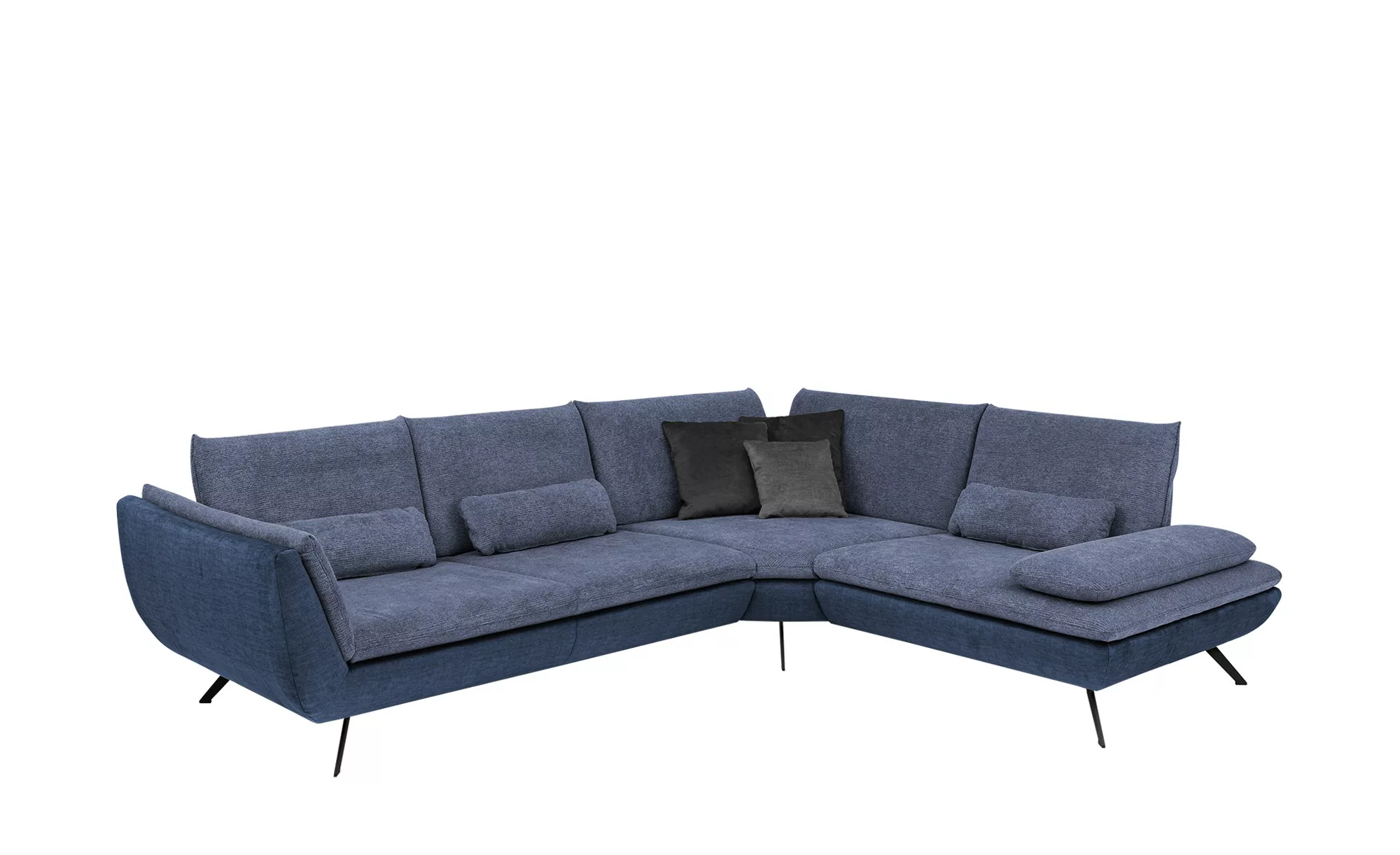 Ecksofa   Luca  ¦ blau ¦ Maße (cm): B: 314 H: 88 T: 244.0 Polstermöbel > So günstig online kaufen