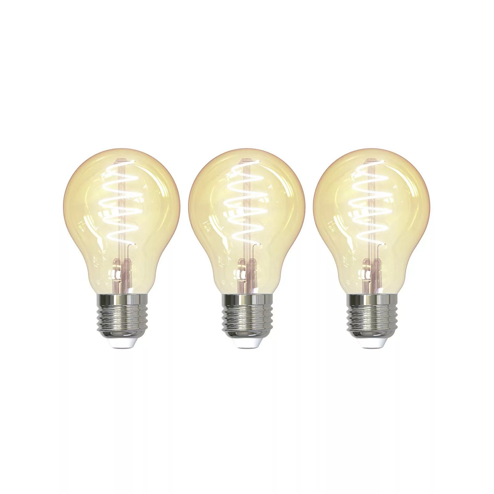 LUUMR Smart LED-Leuchtmittel 3er-Set E27 A60 4,9W amber Tuya günstig online kaufen