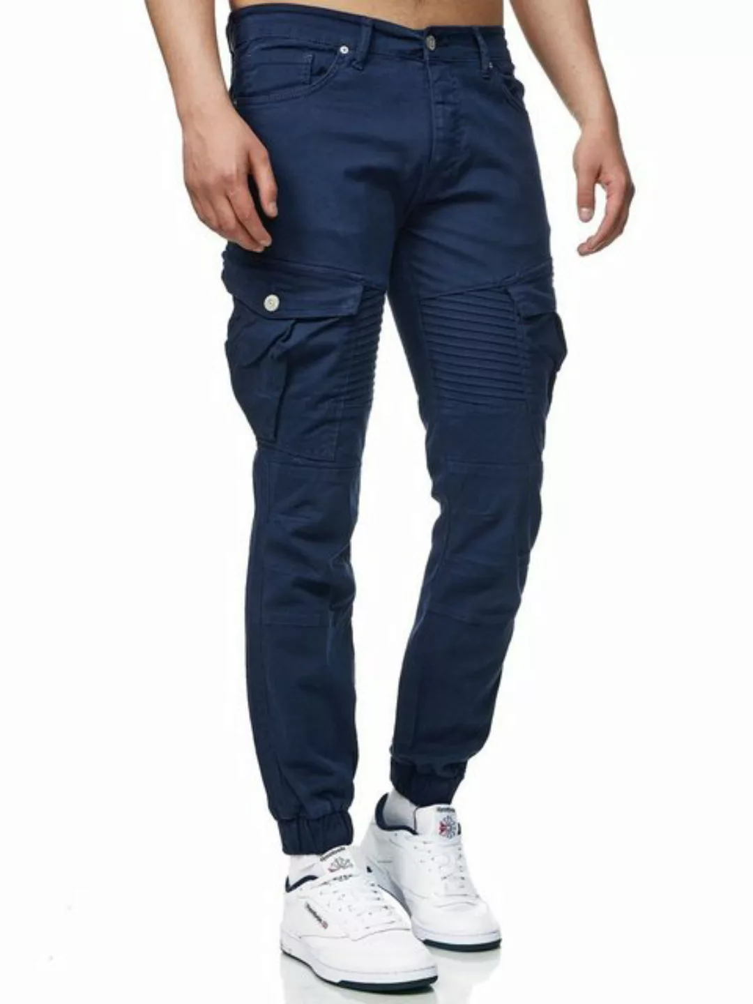 John Kayna Cargojeans Herren Cargo Hose Slim Fit Utility Jeans Männer Chino günstig online kaufen