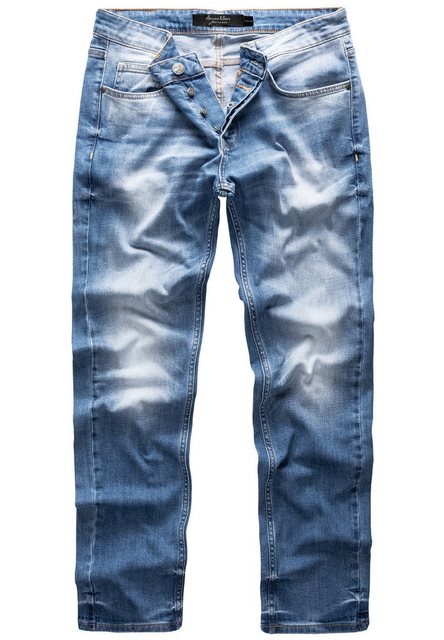 Amaci&Sons Straight-Jeans KANSAS Regular Fit Destroyed Jeans günstig online kaufen