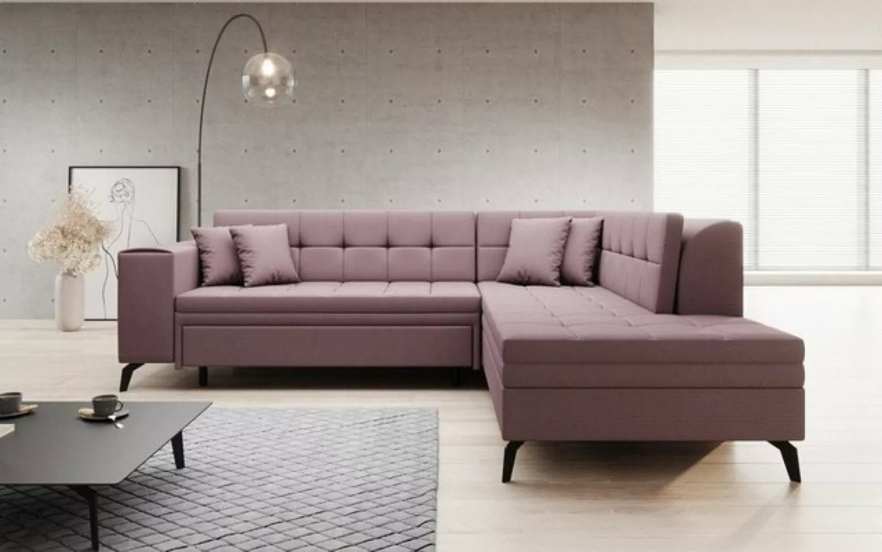 Luxusbetten24 Schlafsofa Designer Sofa Lania, mit Schlaffunktion günstig online kaufen