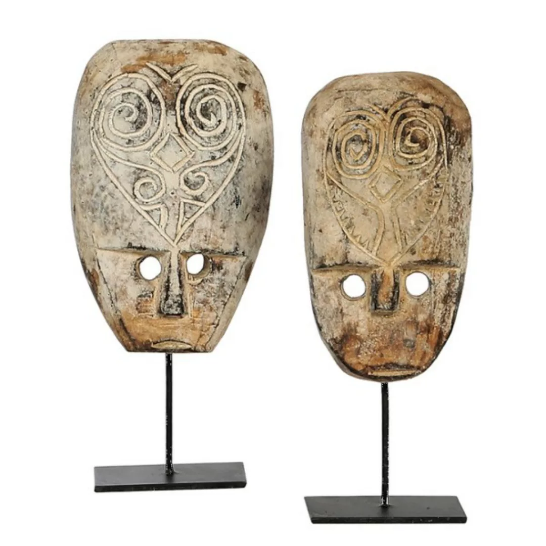 Maske Stein auf Ständer Papua H 30 cm günstig online kaufen