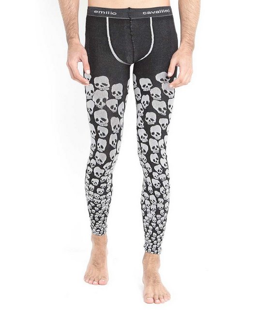 emilio cavallini Leggings für Männer SKULLS (1-tlg., 1er-Pack) extravagant günstig online kaufen