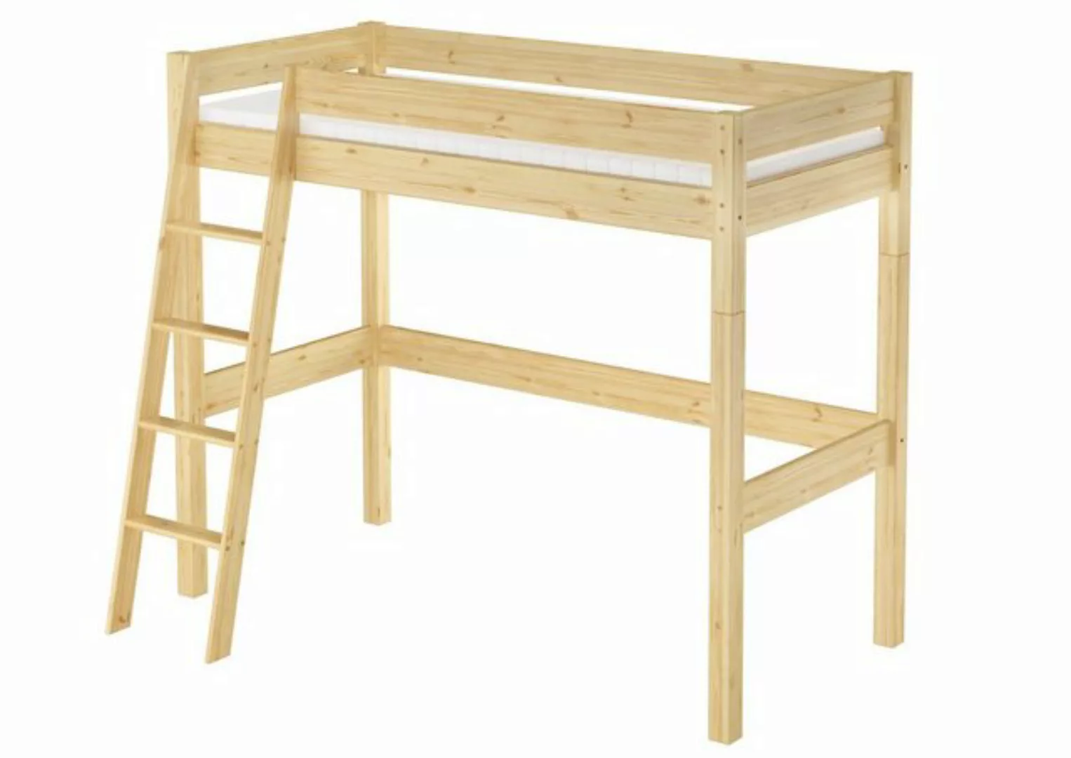 ERST-HOLZ Hochbett Hochbett für Kinder 90x200 Kinderbett Stockbett Hochbett günstig online kaufen