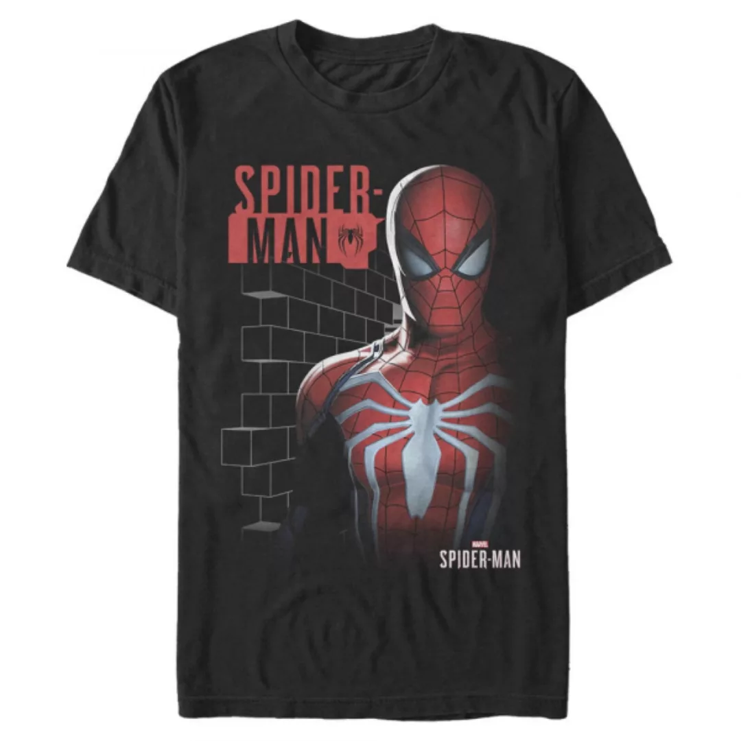 Marvel - Spider-Man Spider Bricks - Männer T-Shirt günstig online kaufen