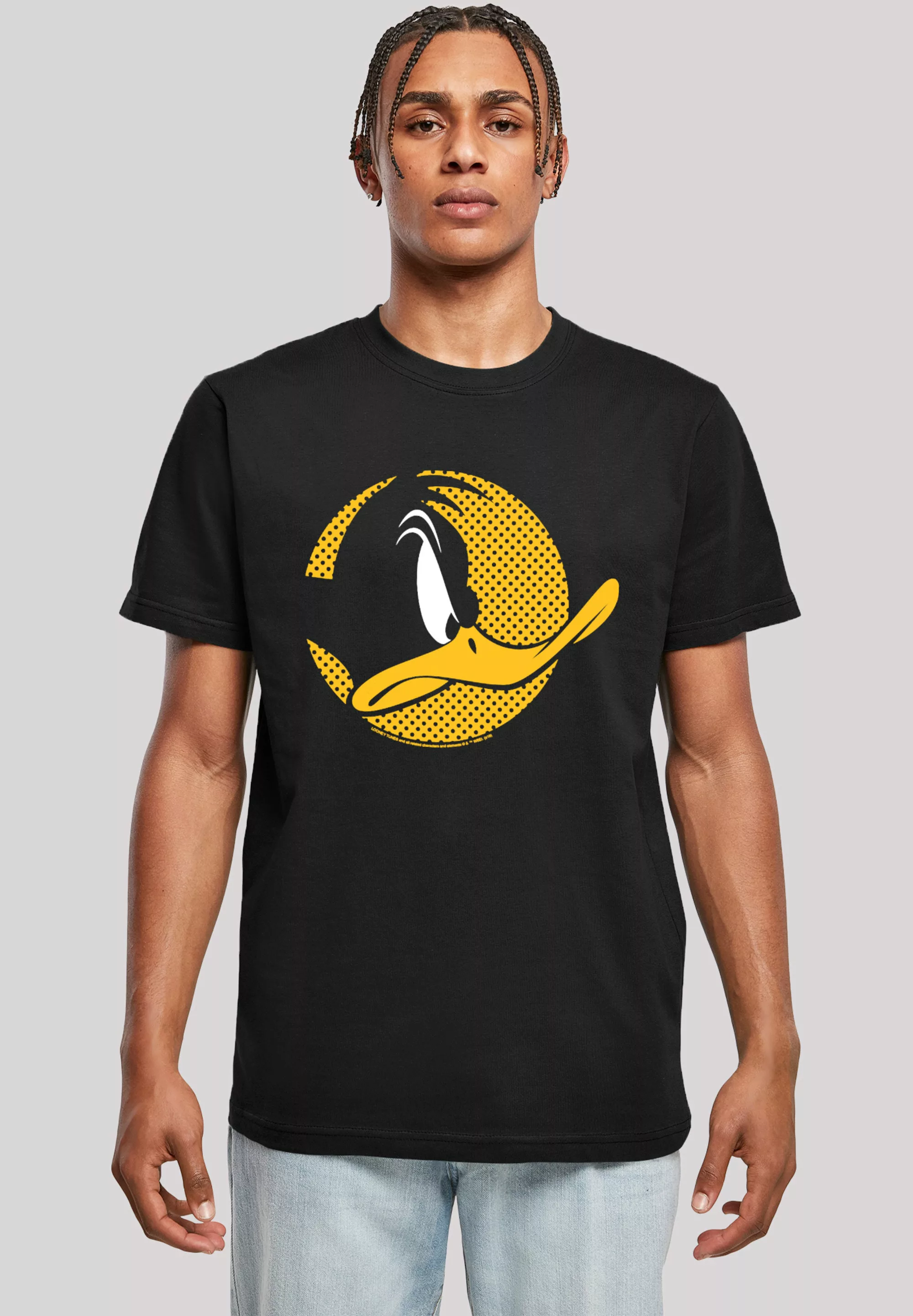 F4NT4STIC T-Shirt "Looney Tunes Daffy Duck Dotted Cartoon Logo", Herren,Pre günstig online kaufen