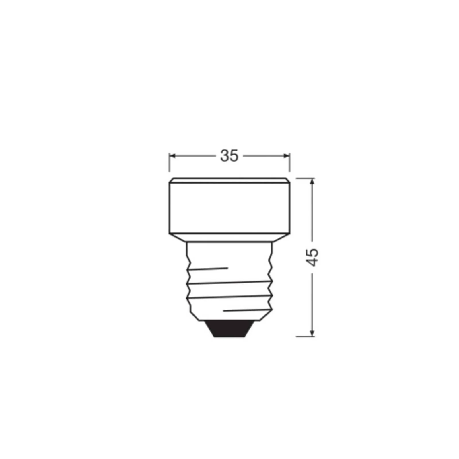 OSRAM LED-Leuchtmittel Star Flat E27 3,5W 2700K Wechselring. günstig online kaufen