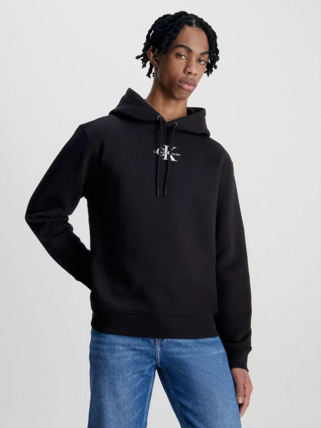 Calvin Klein Jeans Kapuzensweatshirt MONOLOGO HOODIE mit Logoschriftzug günstig online kaufen