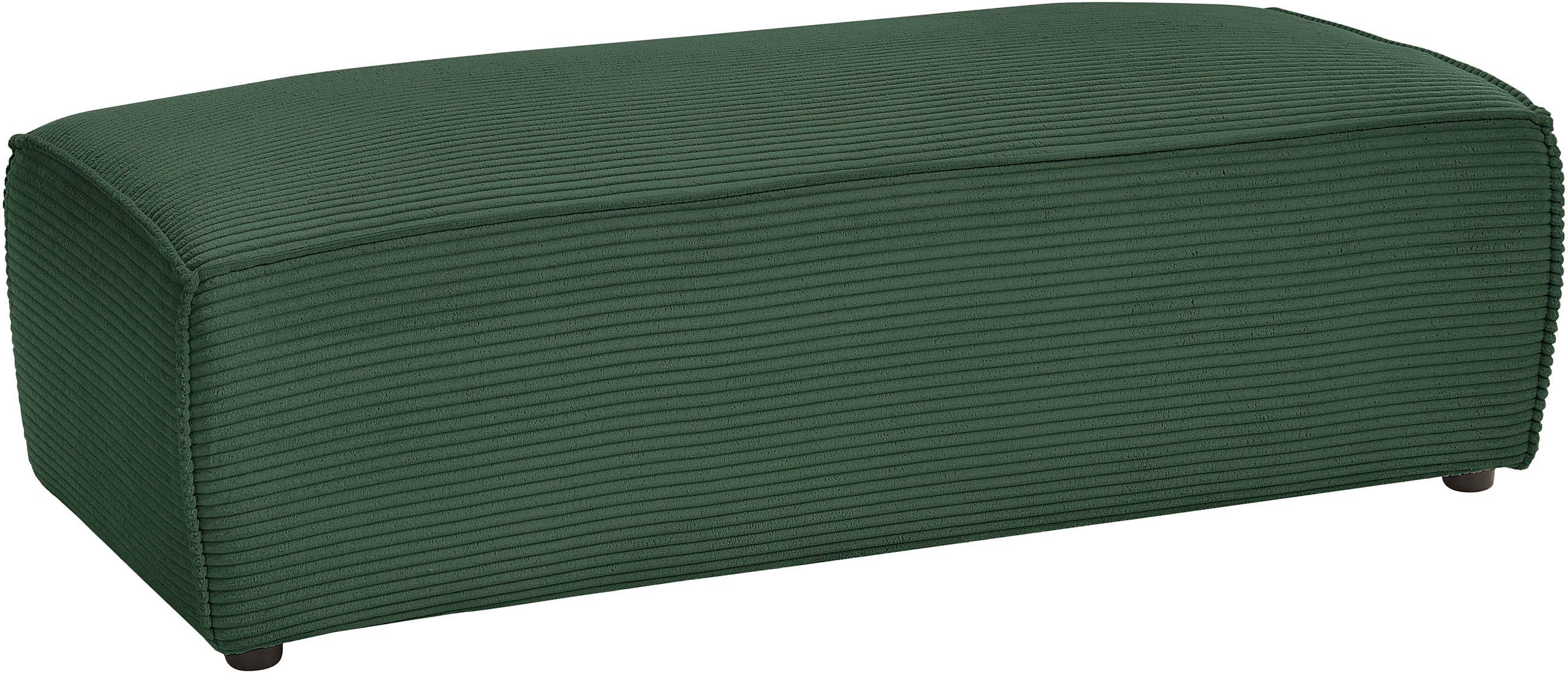 Home affaire Hocker "NEU: SHERWOOD XXL, Polsterhocker, Cord, Webstoff", rec günstig online kaufen