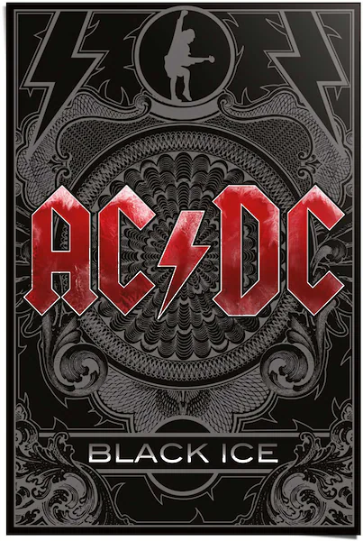 Reinders! Poster »AC/DC Black ice«, (1 St.) günstig online kaufen