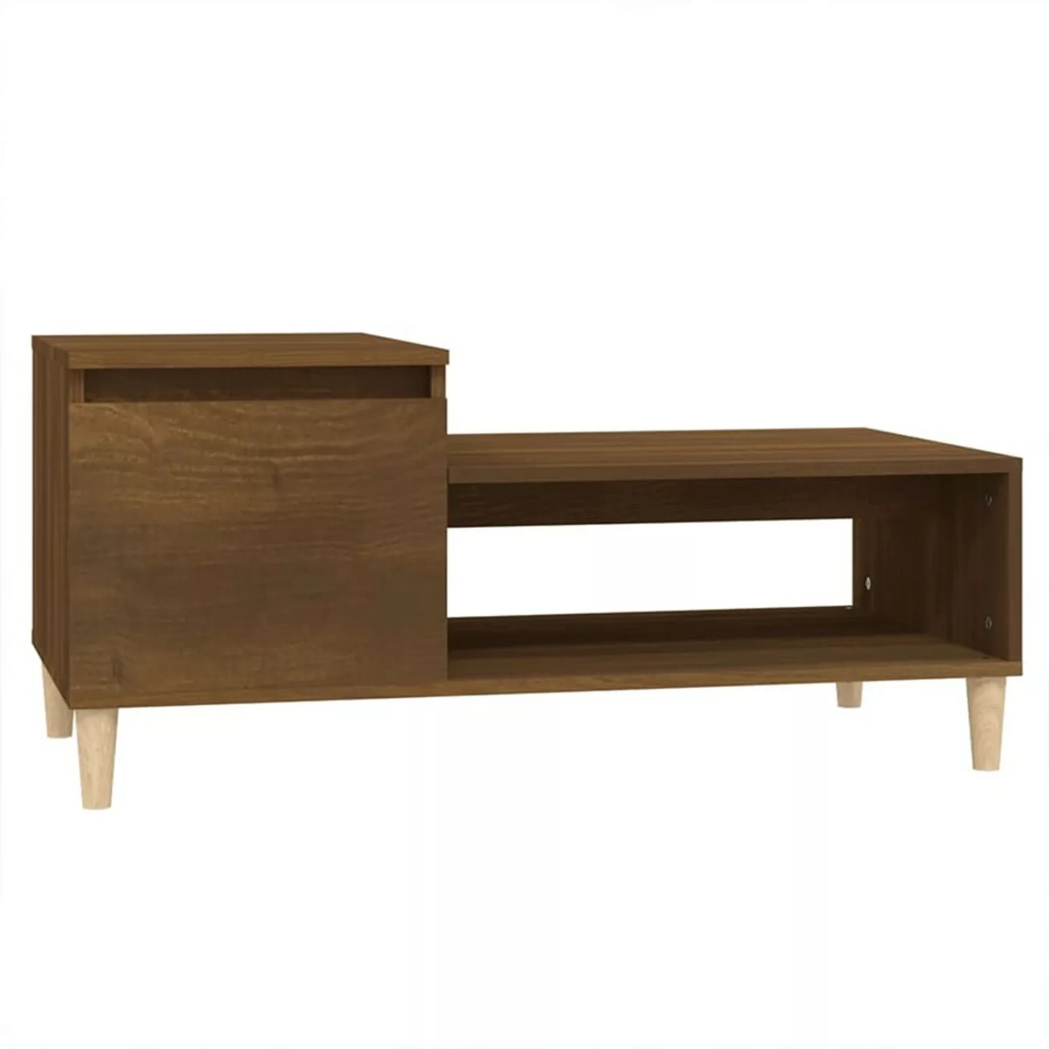 Vidaxl Couchtisch Braun Eichen-optik 100x50x45 Cm Holzwerkstoff günstig online kaufen