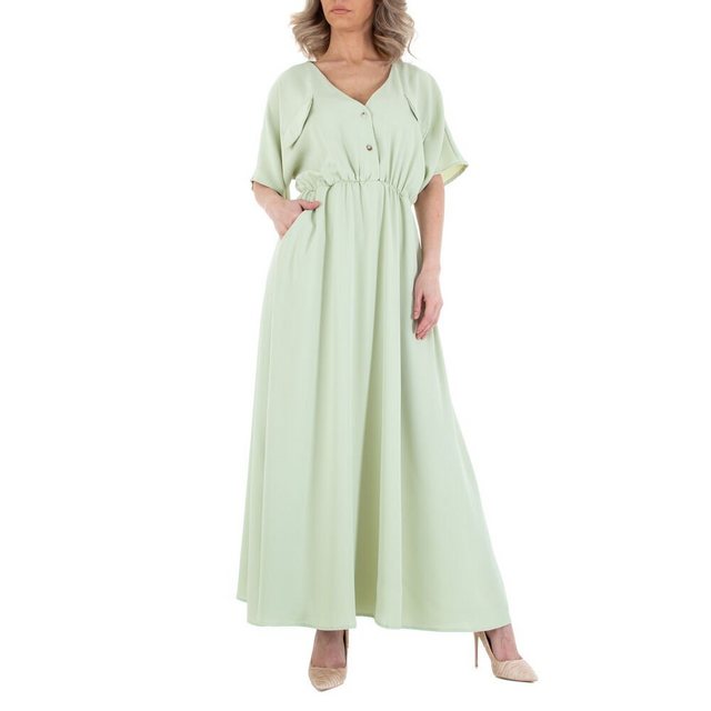 Ital-Design Sommerkleid Damen Freizeit Sommerkleid in Grün günstig online kaufen