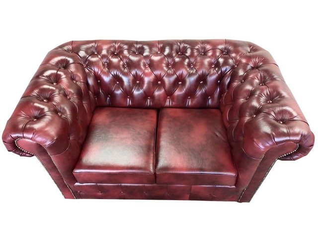 Xlmoebel Sofa Chesterfield Sofa 2-Sitzer Leder Lounge Braun Modern Neu, Her günstig online kaufen