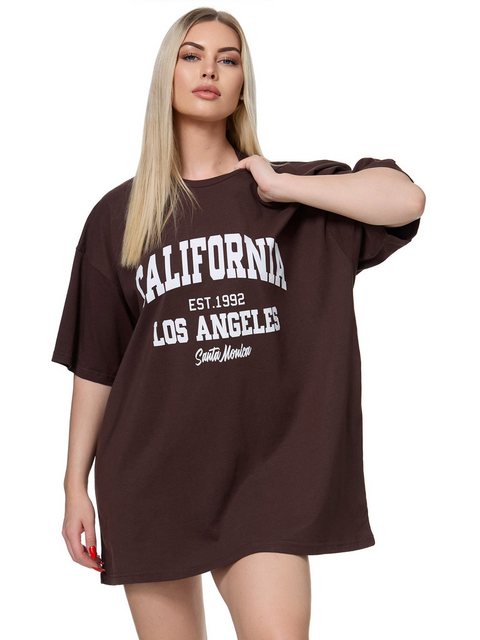 Worldclassca T-Shirt Worldclassca Oversized Print CALIFORNIA T-Shirt lang S günstig online kaufen