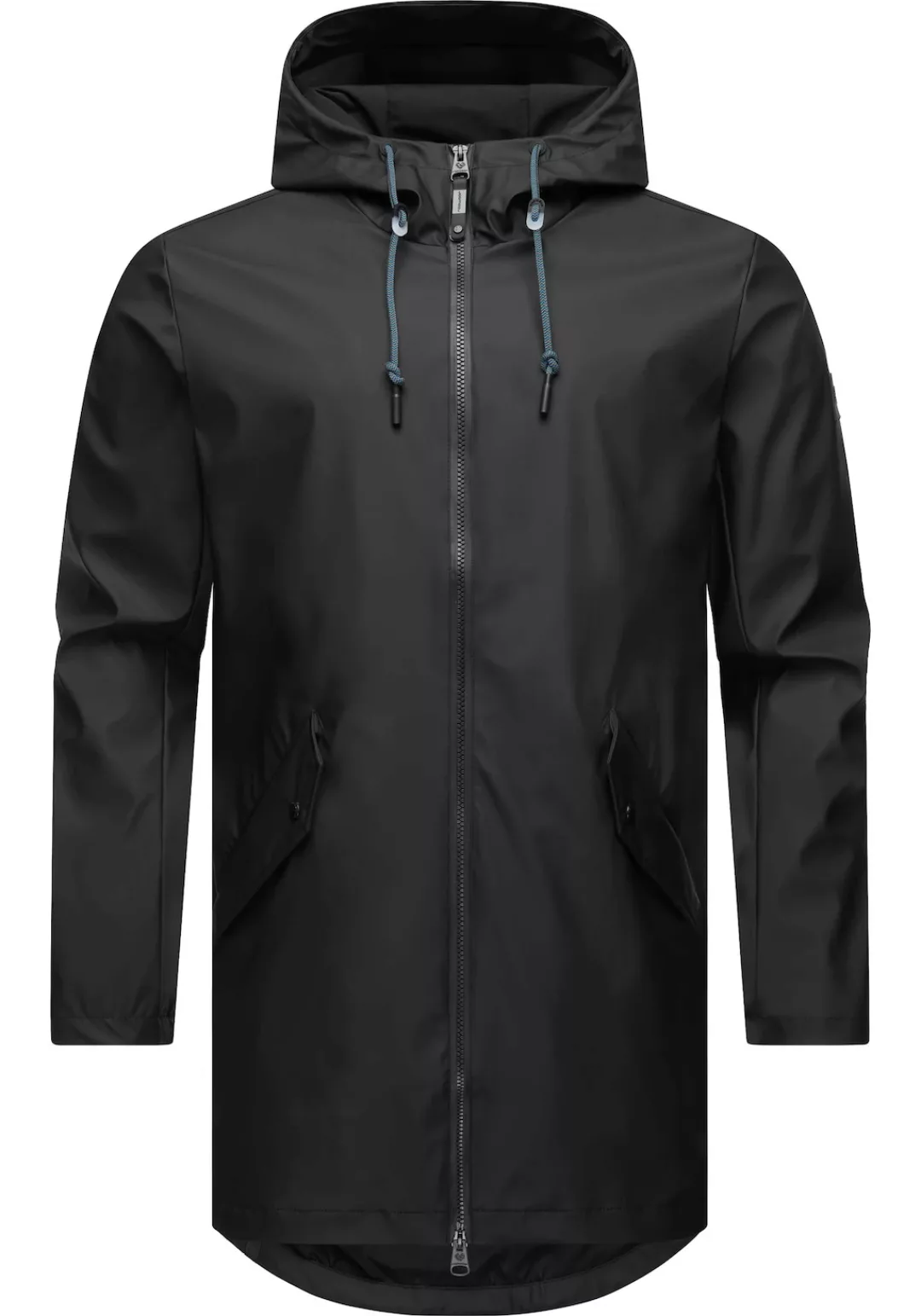 Ragwear Regenmantel "Sanwoy", Lange, wasserdichte Herren Regenjacke mit Kap günstig online kaufen