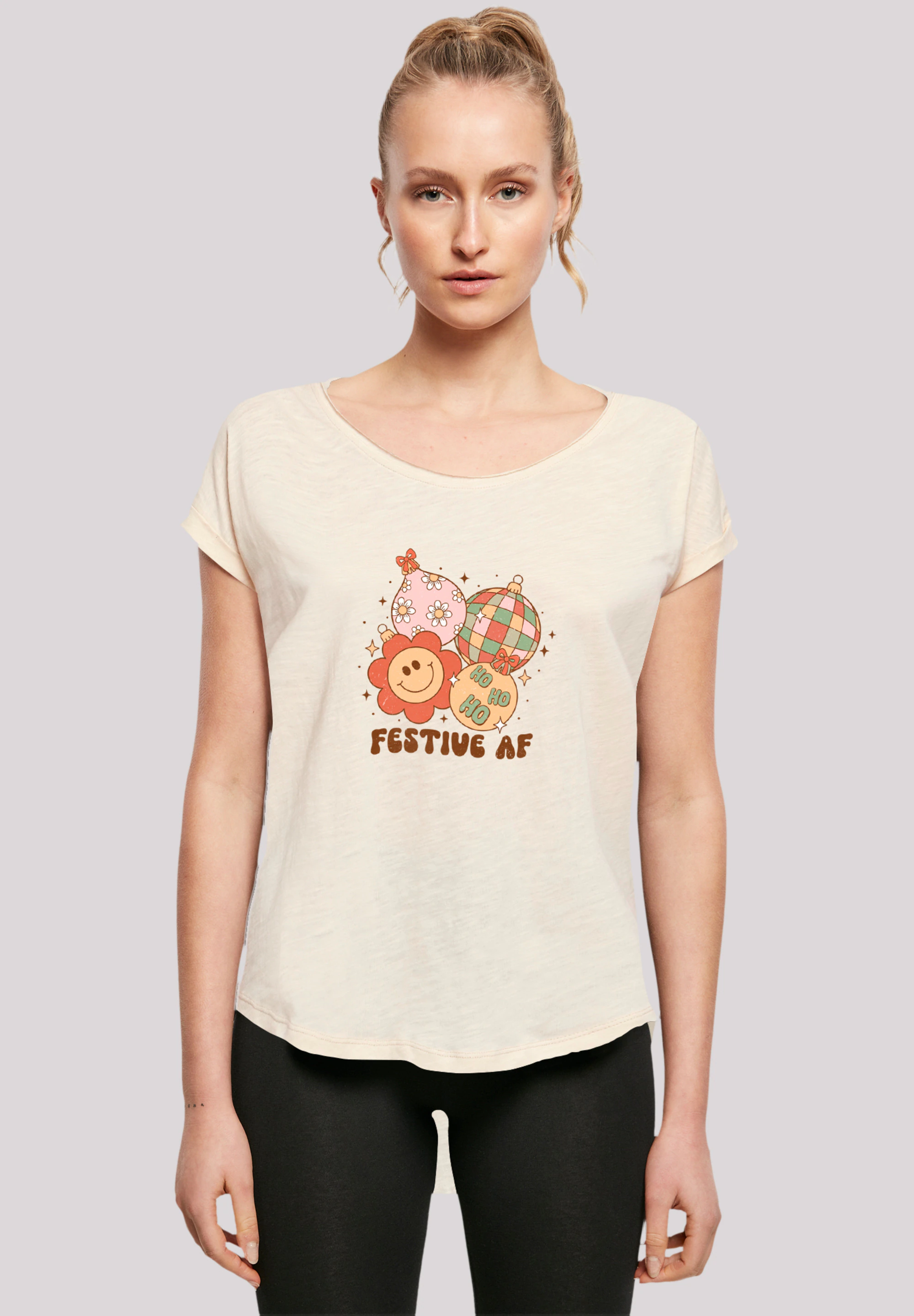 F4NT4STIC T-Shirt Festive AF Weihnachten Tree Balls Premium Qualität, Weihn günstig online kaufen