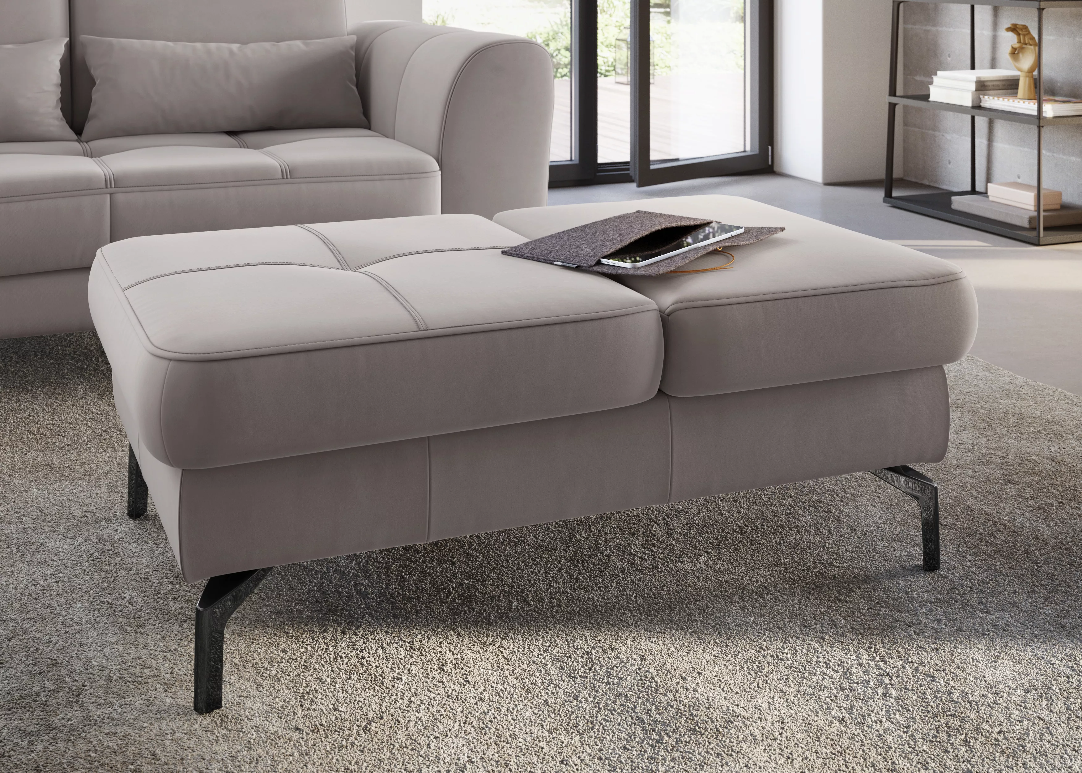 sit&more Hocker "Bendigo", mit Klappfunktion, Bodenfreiheit 15 cm, wahlweis günstig online kaufen
