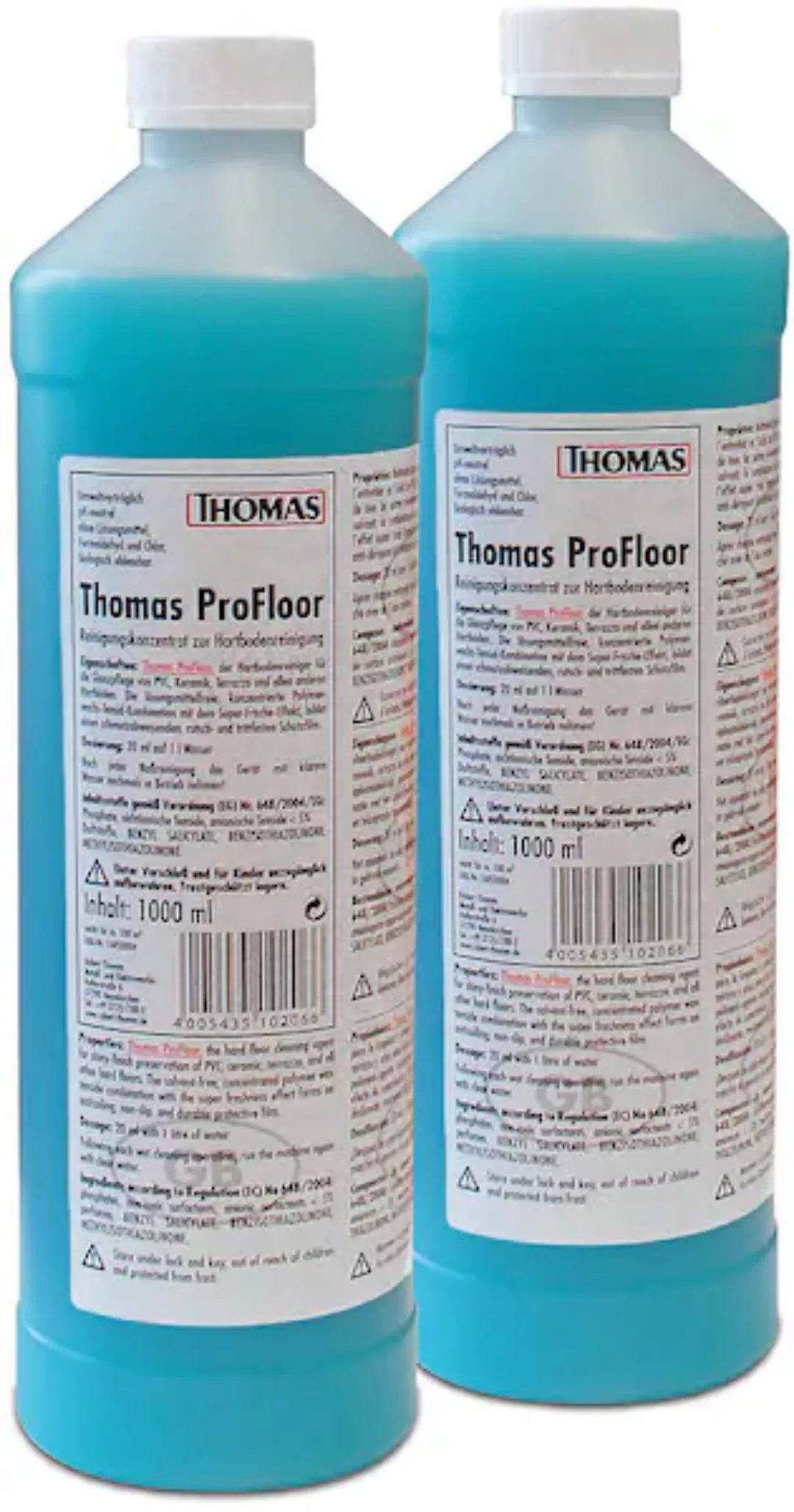 Thomas Fussbodenreiniger »ProFloor Hartbodenreiniger«, 2x1l Flasche günstig online kaufen