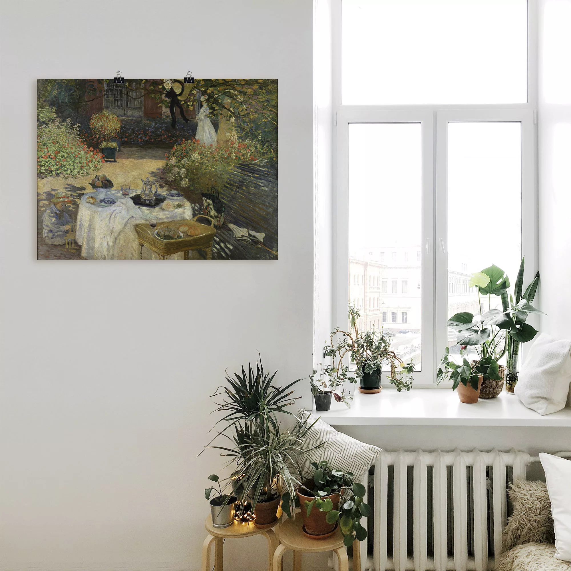 Artland Wandbild "Im Garten Claude Monets in Argenteuil", Garten, (1 St.), günstig online kaufen