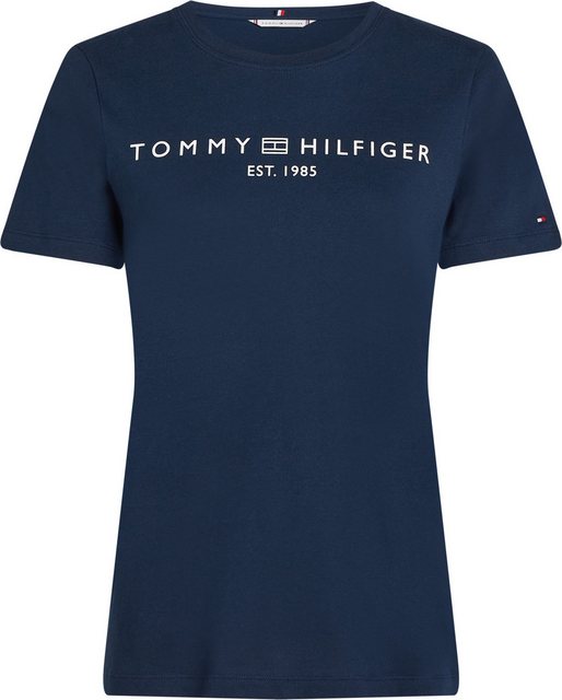 Tommy Hilfiger Curve Rundhalsshirt "CRV REG CORP LOGO C-NK SS", in größeren günstig online kaufen