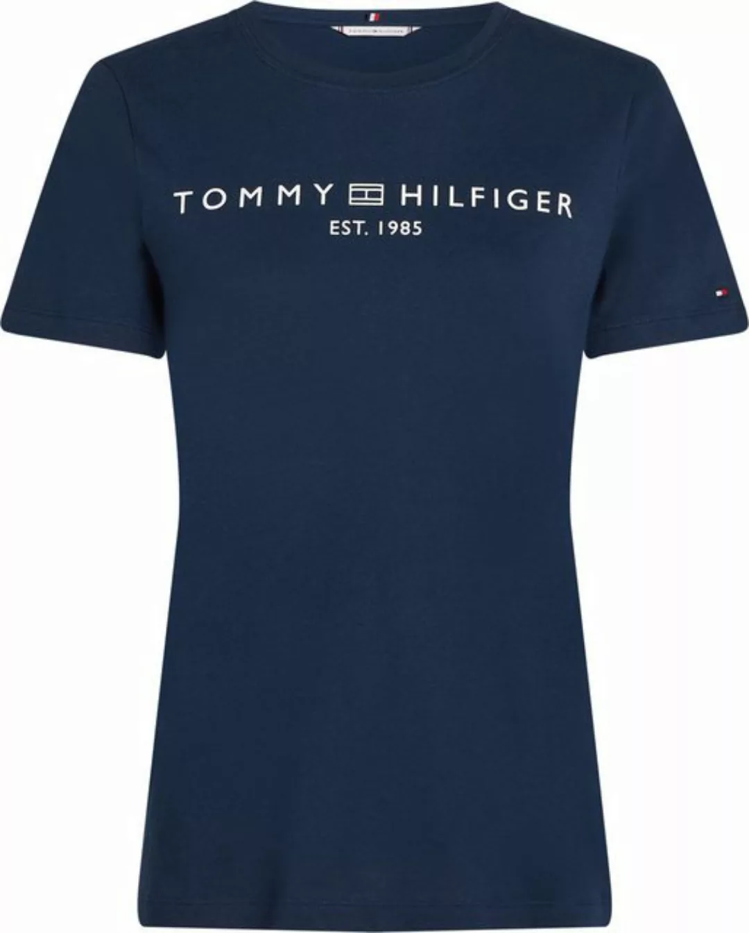 Tommy Hilfiger Curve Rundhalsshirt CRV REG CORP LOGO C-NK SS in größeren Gr günstig online kaufen