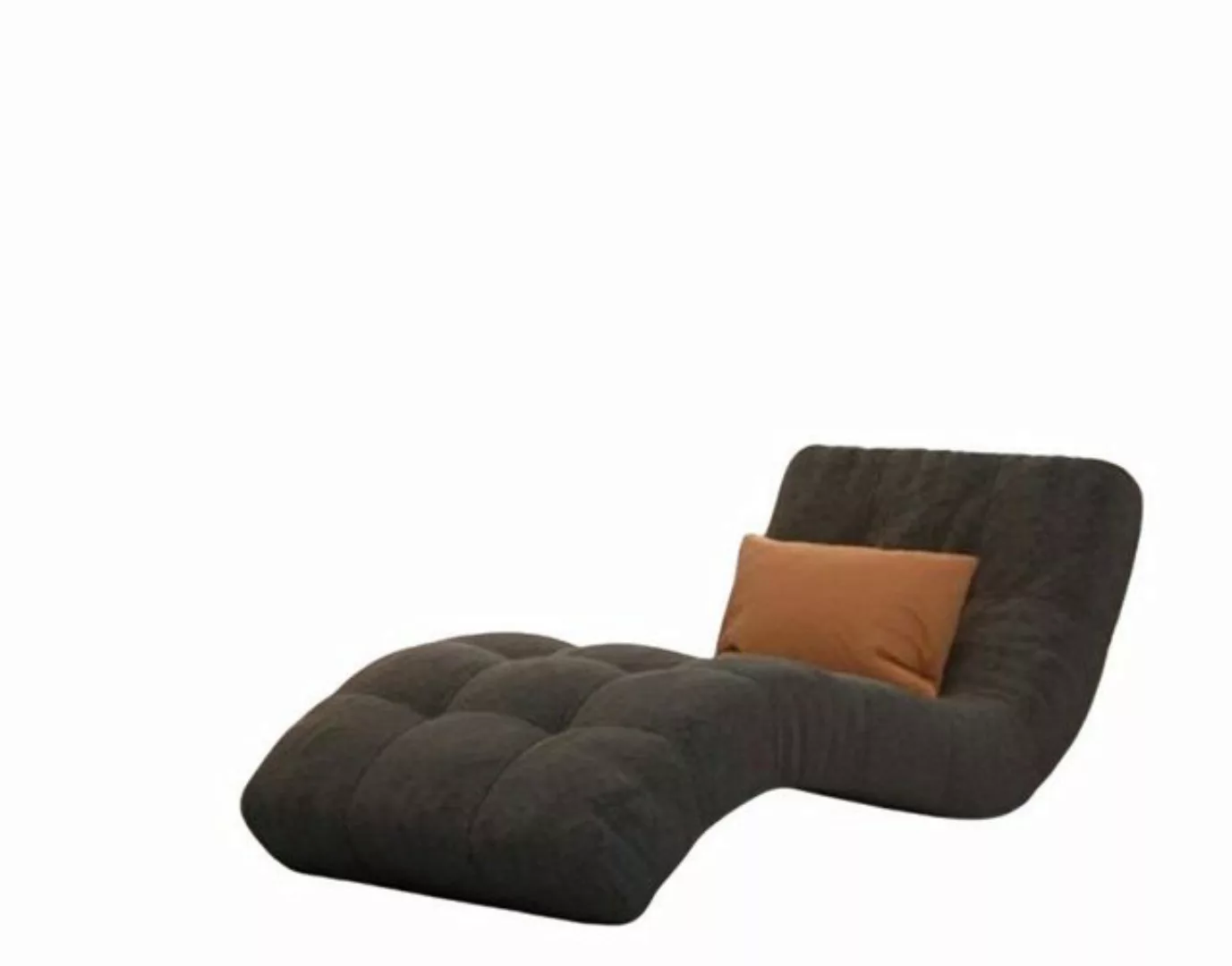 Xlmoebel Chaiselongue Braune Chesterfield Liege Lounge Club Sessel Polster, günstig online kaufen