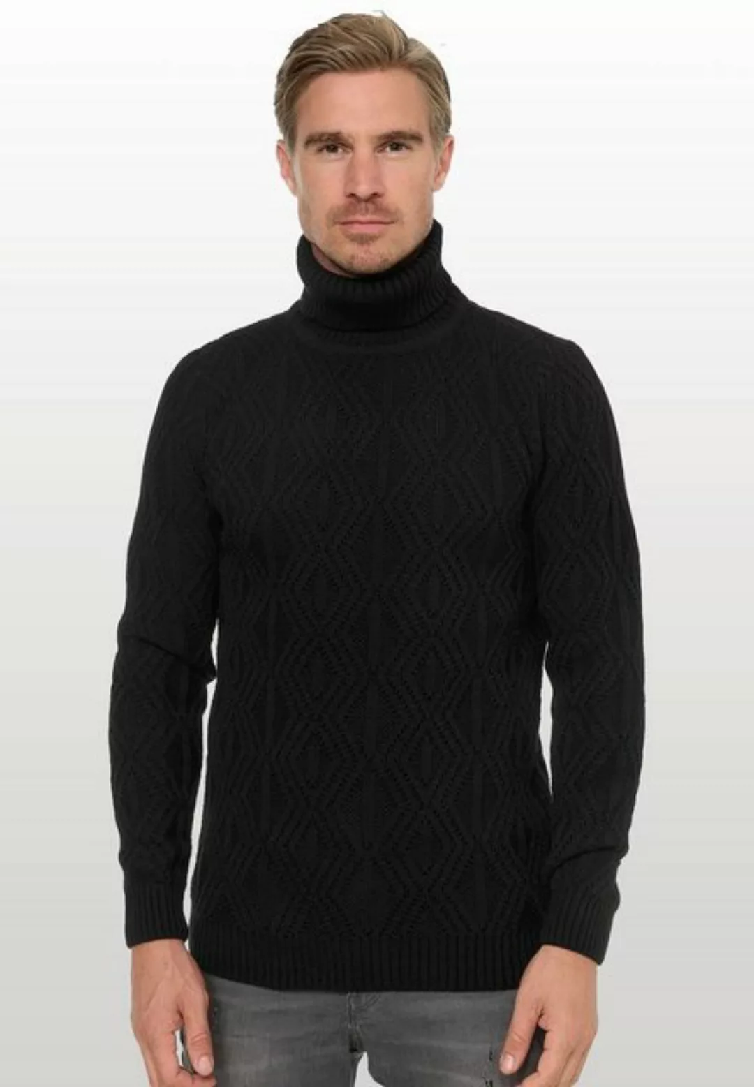 Rusty Neal Rollkragenpullover, in modischem Design günstig online kaufen