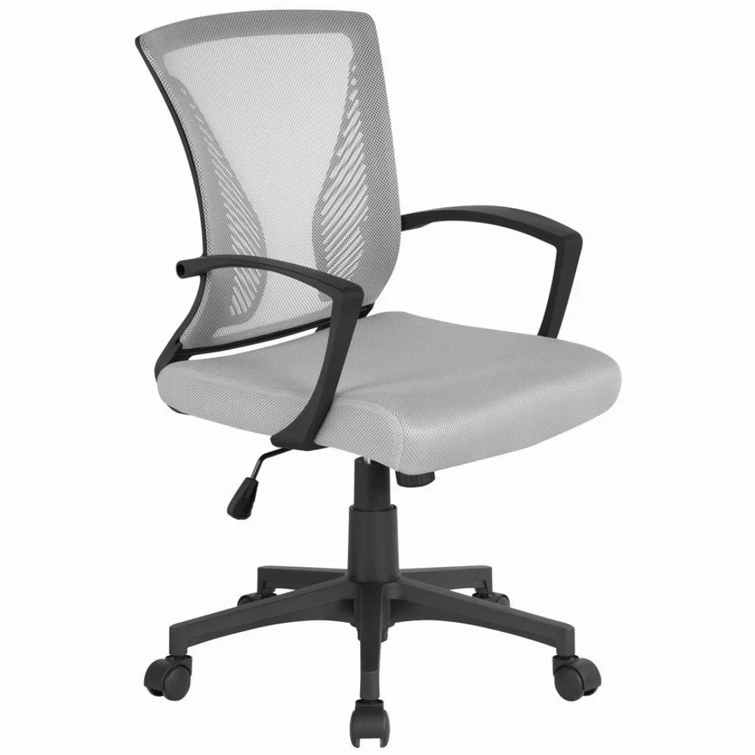 Yaheetech Bürostuhl Höhenverstellbarer Chefsessel Ergonomischer Drehstuhl, günstig online kaufen