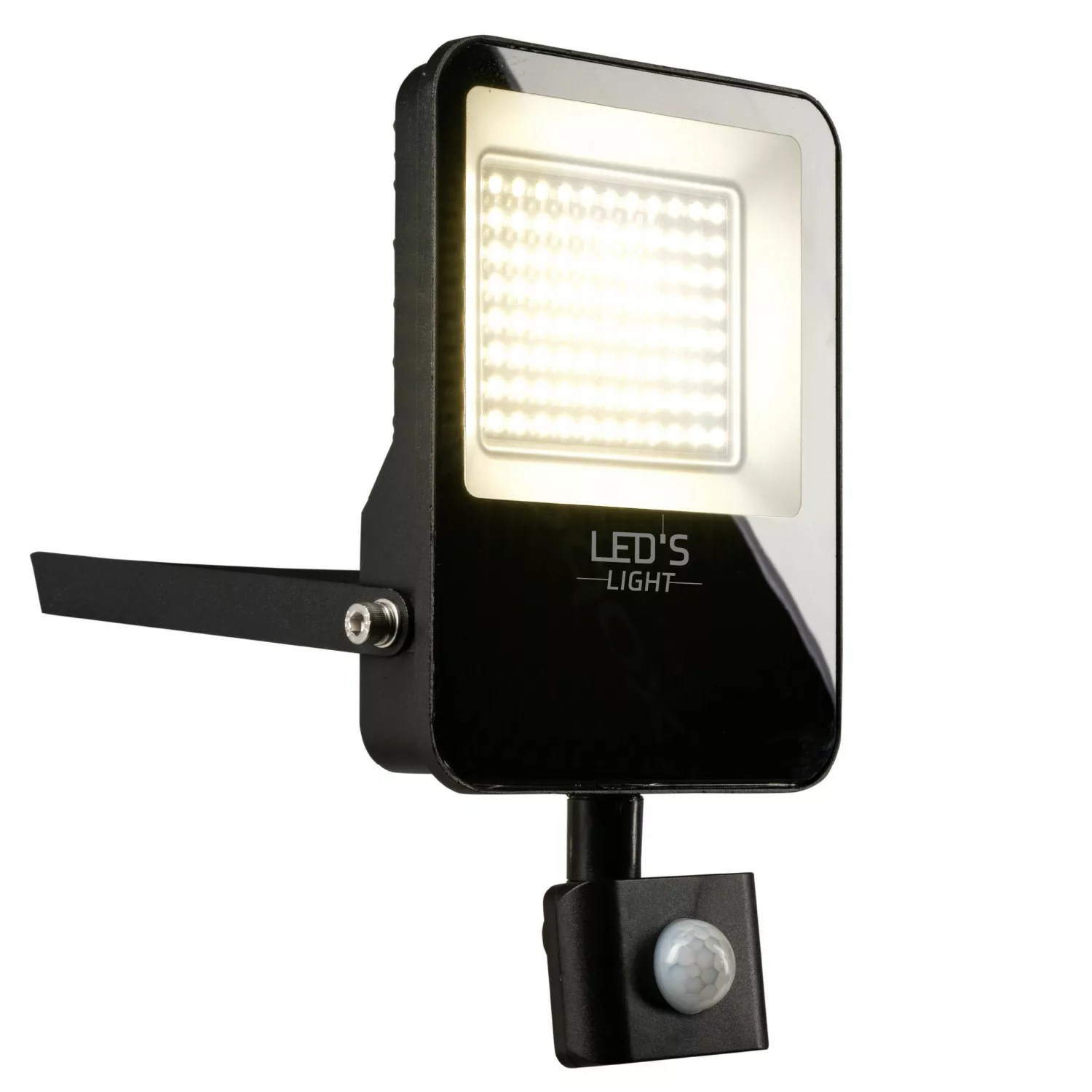 LED's Work Strahler mit Sensor 50 W 6.000 lm 4.000 K IP54 Schwarz günstig online kaufen