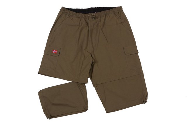 ABRAXAS Zip-off-Hose Zipp-Off-Bermuda in khaki günstig online kaufen